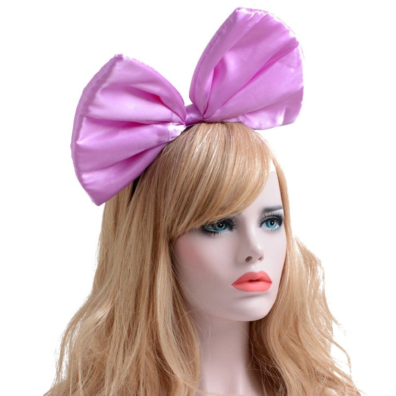 ZTL Women Huge Bow Headband Hairband Hair Hoop Accessories Party Props - Image 2